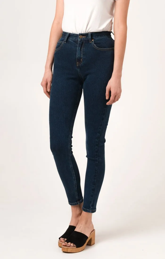 Afends Womens Zeppelins - High Waist Skinny Jeans