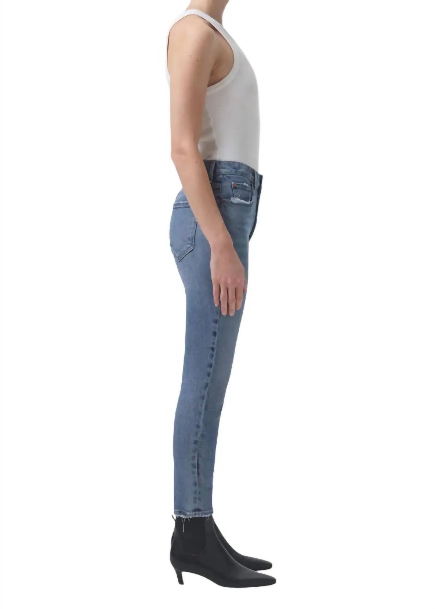 Agolde - Nico High Rise Slim Fit Jeans