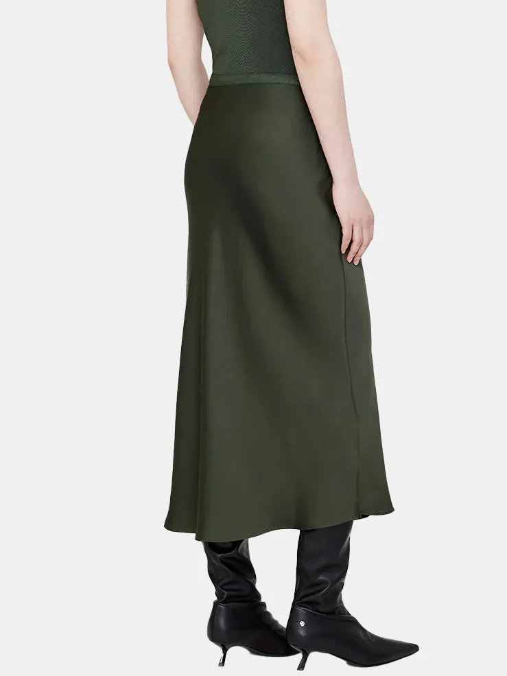 Bar Silk Maxi Skirt