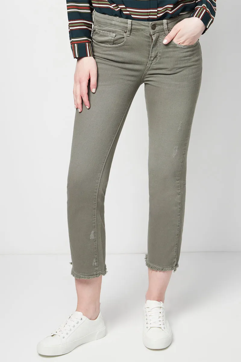 Berenice - Jean Bootcut 7/8 Kaki
