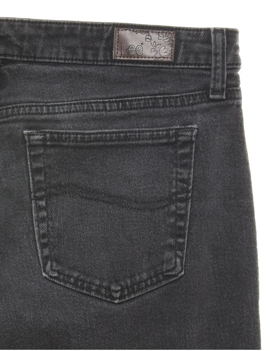 Black Boot Cut Lee Jeans - W32 L30