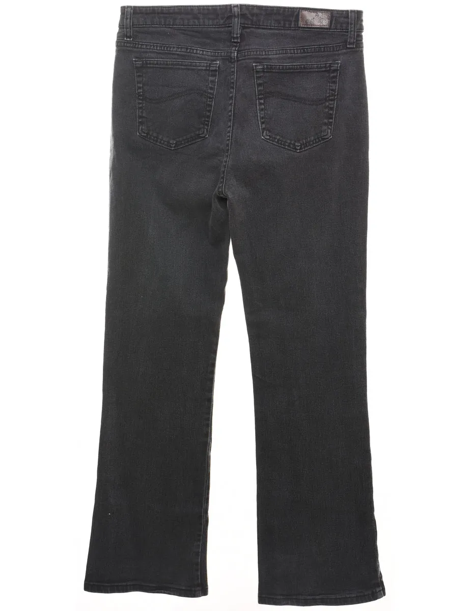 Black Boot Cut Lee Jeans - W32 L30