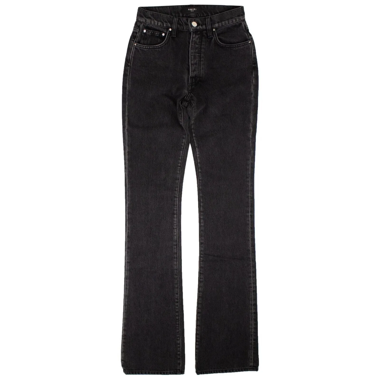 Black Long Stretch Flare Jeans