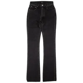 Black Long Stretch Flare Jeans