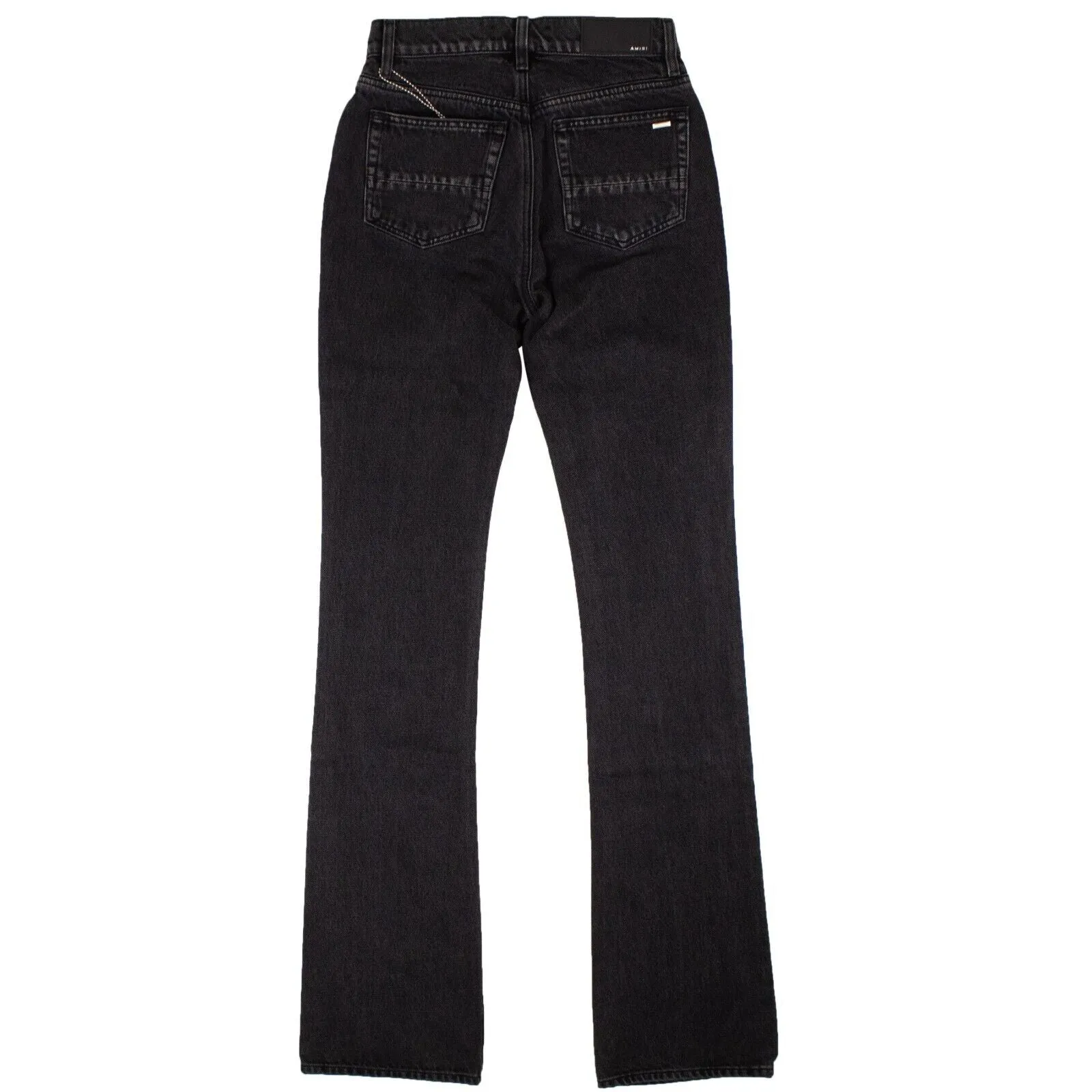 Black Long Stretch Flare Jeans