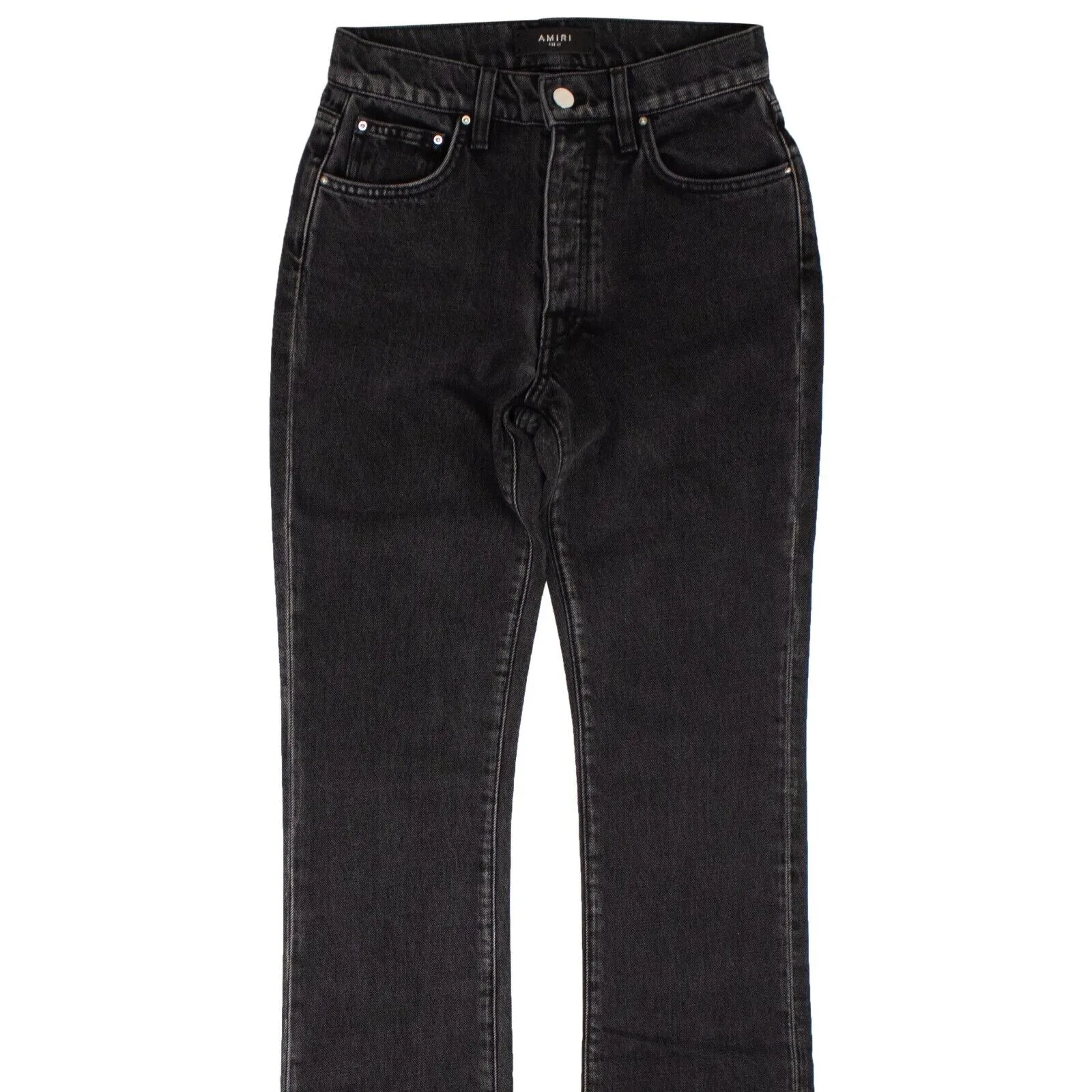 Black Long Stretch Flare Jeans
