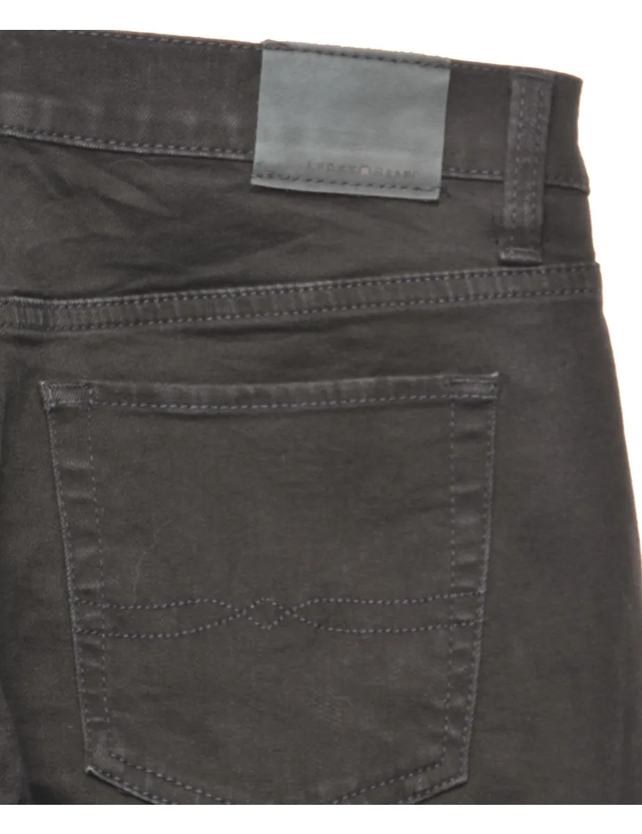 Black Low Rise Y2K Bootcut Jeans - W30 L29