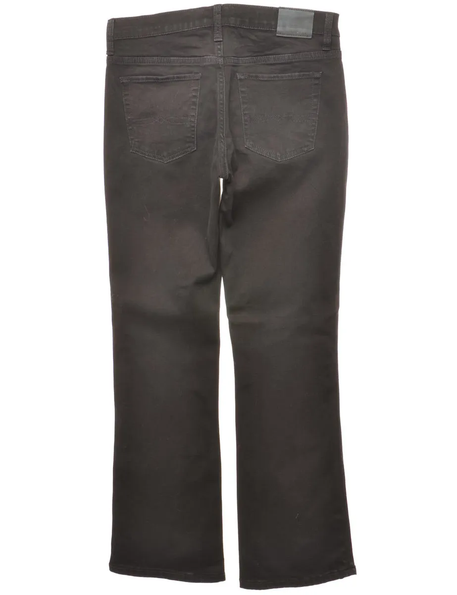 Black Low Rise Y2K Bootcut Jeans - W30 L29