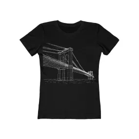 Brooklyn Bridge - Women's The Boyfriend Tee