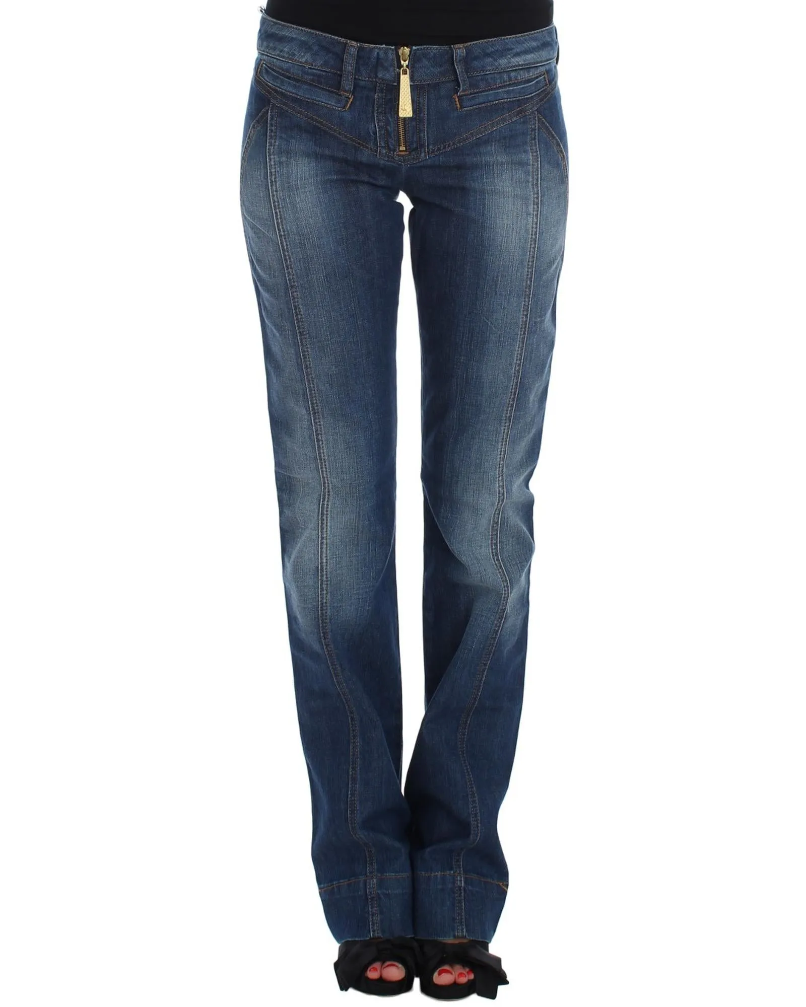 Cavalli Authentic  Wash Boot Cut Jeans