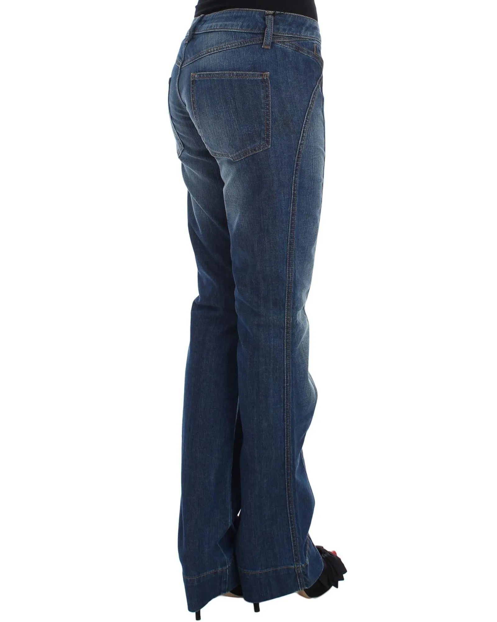 Cavalli Authentic  Wash Boot Cut Jeans