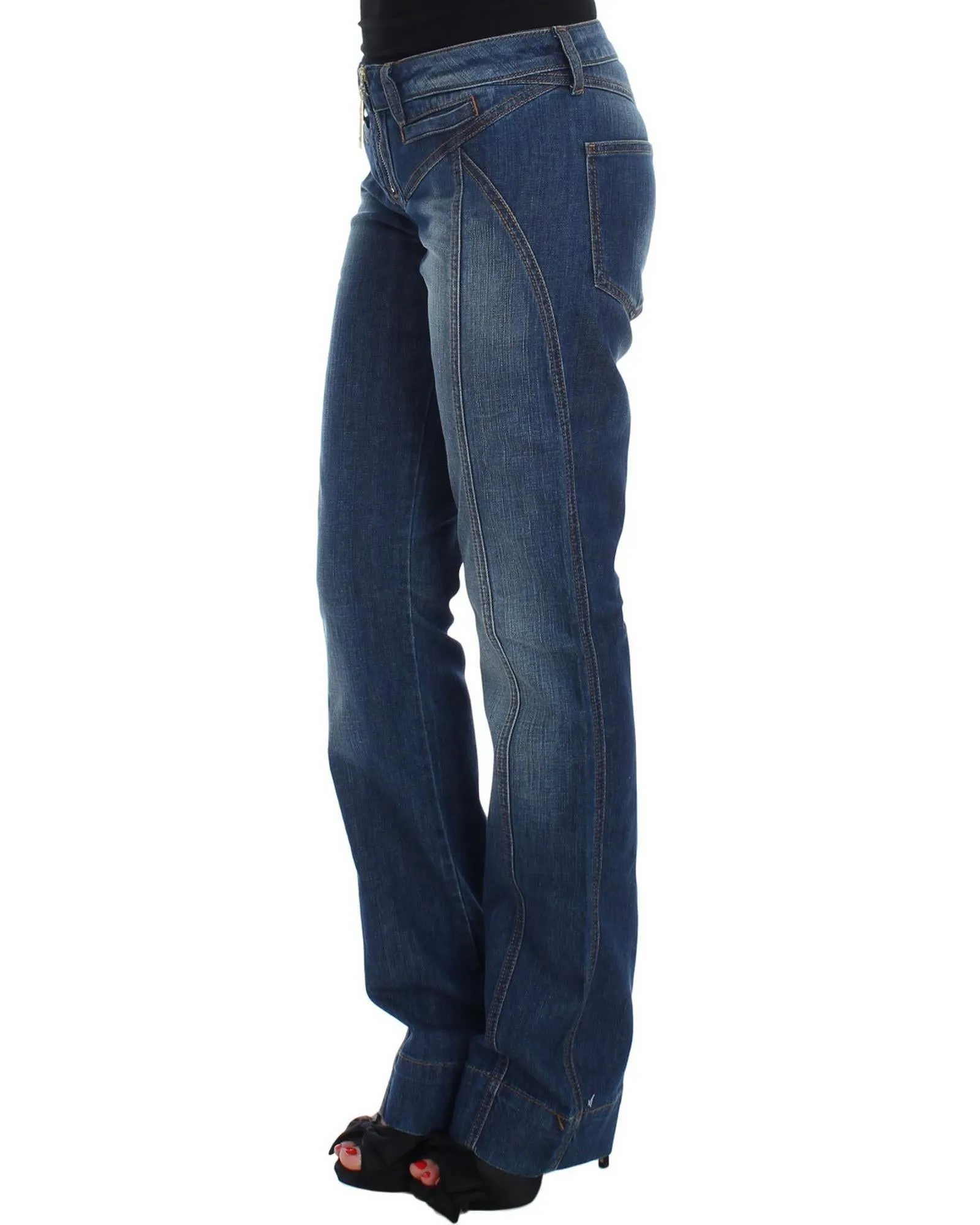 Cavalli Authentic  Wash Boot Cut Jeans