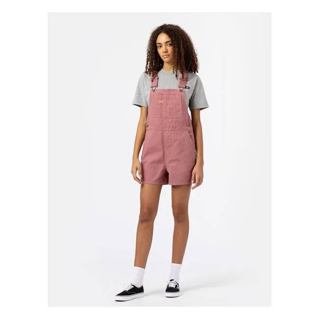 Dickies DC Shorts Ladies Bib Withered Rose
