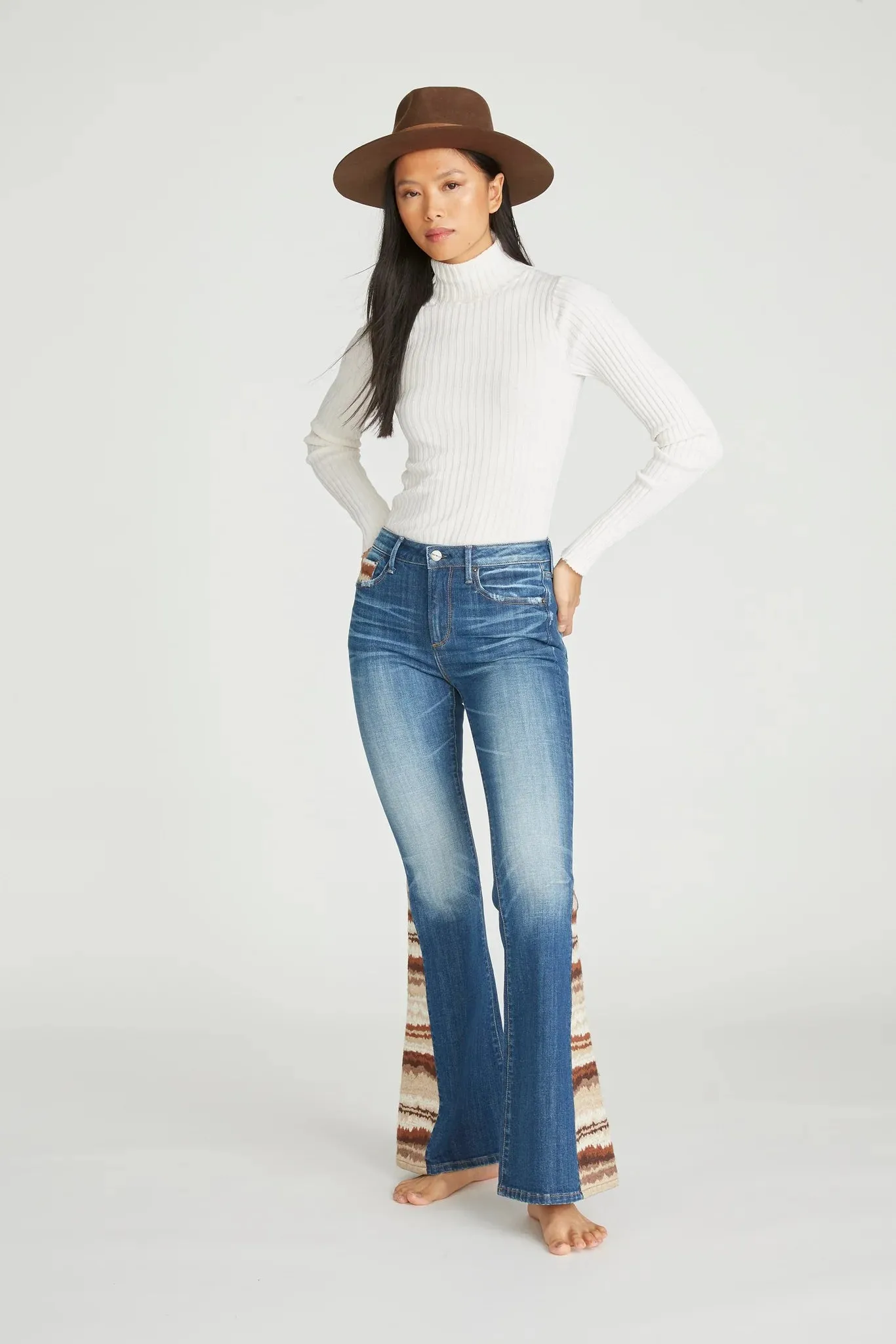 Driftwood Farrah Flare denim