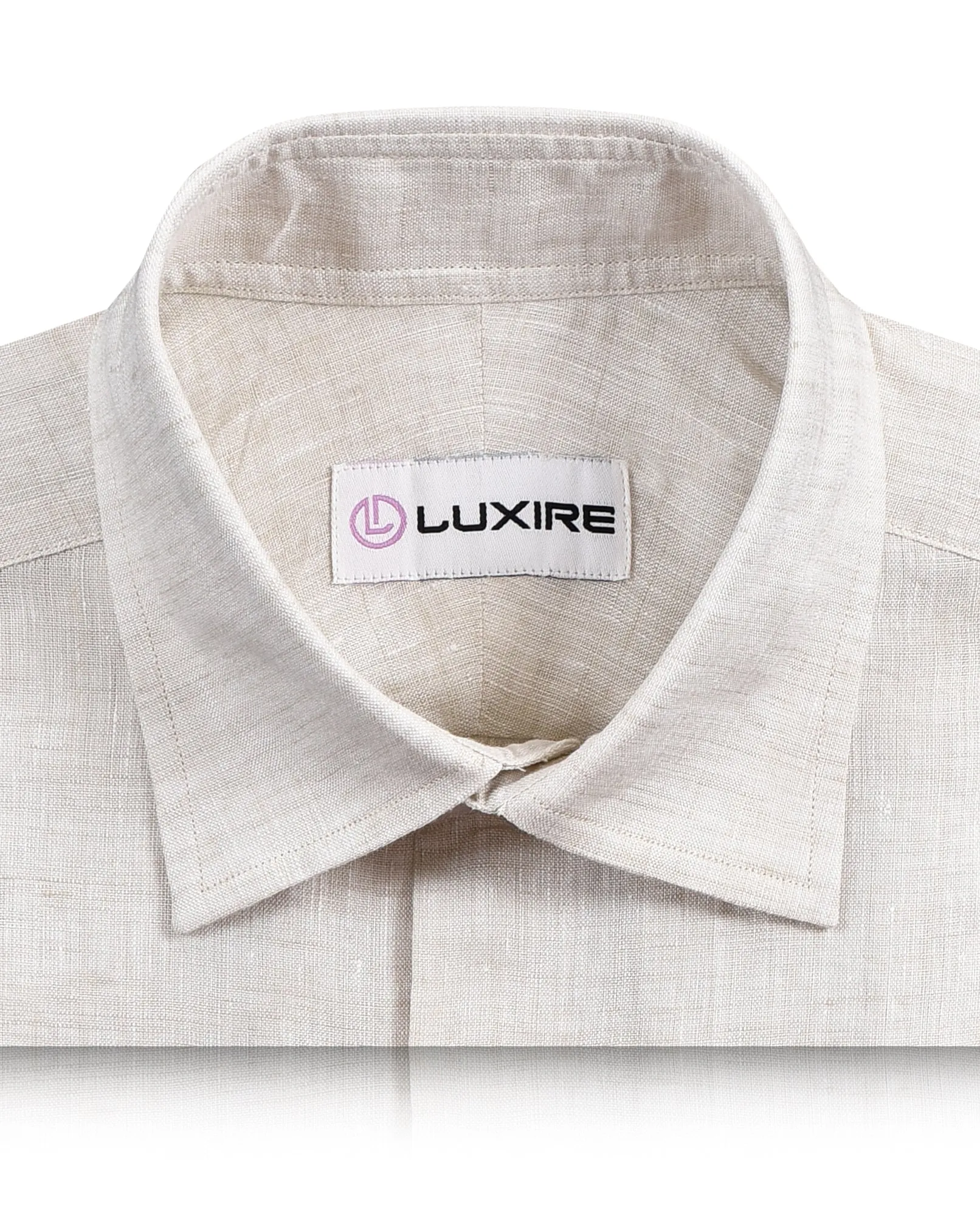 Ecru Textured Linen