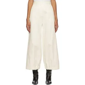 Edit Off-White Drawcord Trousers