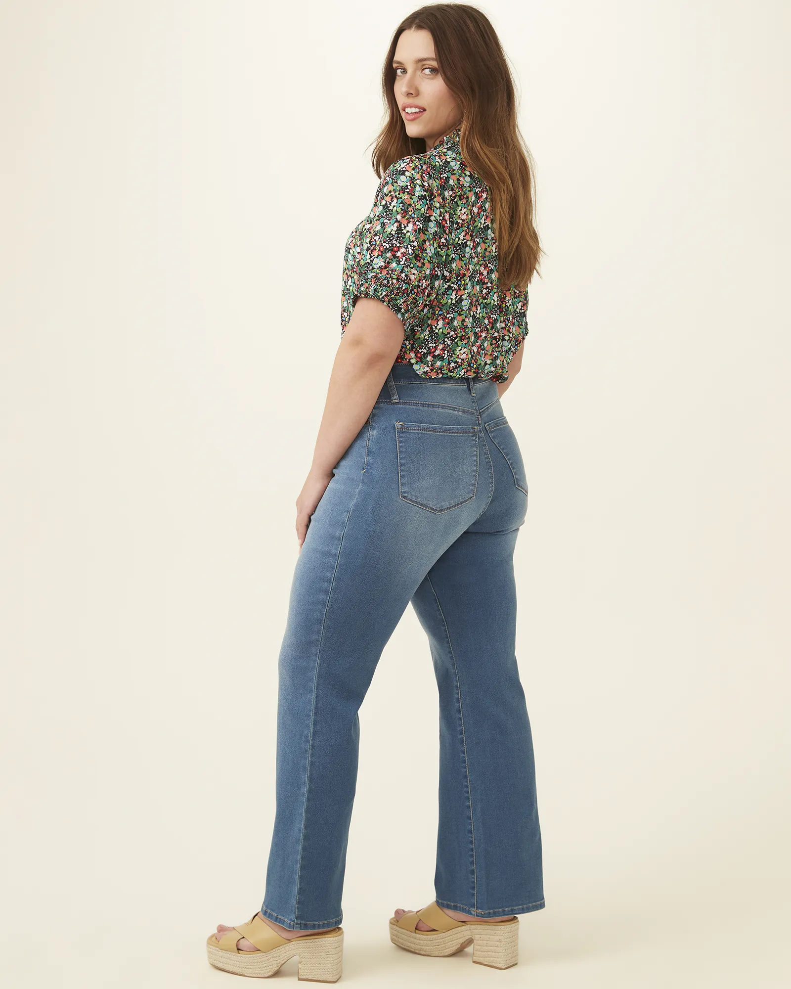 Felicia Slim Bootcut Jean | Light Wash