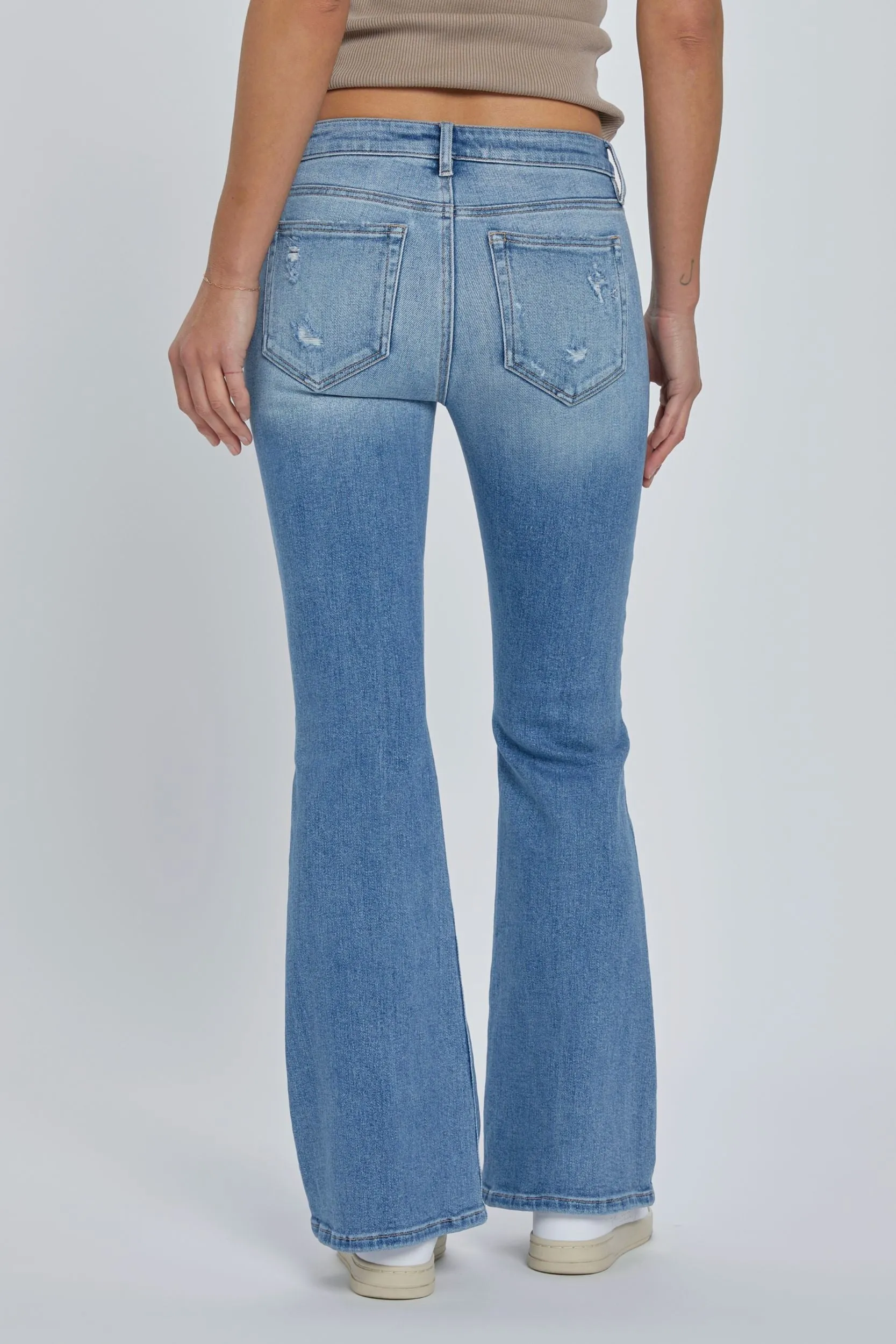 [HAPPI] Medium Low Rise 31" Inseam Front Pocket Flare