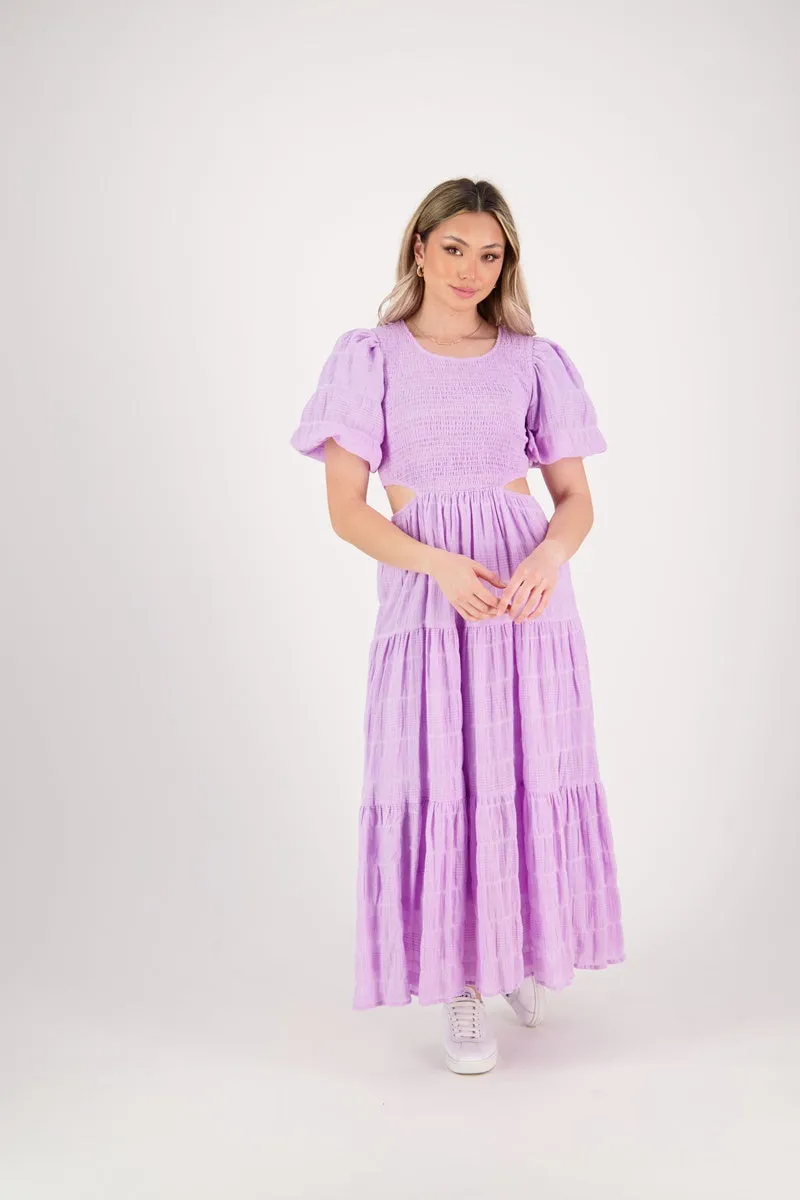 Ivy   Jack - Milano Lilac Maxi Dress