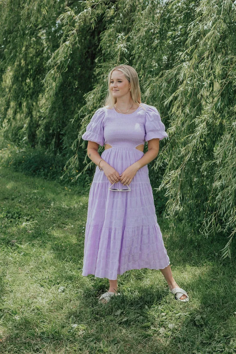 Ivy   Jack - Milano Lilac Maxi Dress