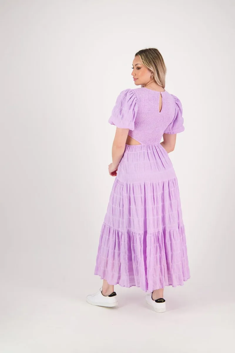 Ivy   Jack - Milano Lilac Maxi Dress