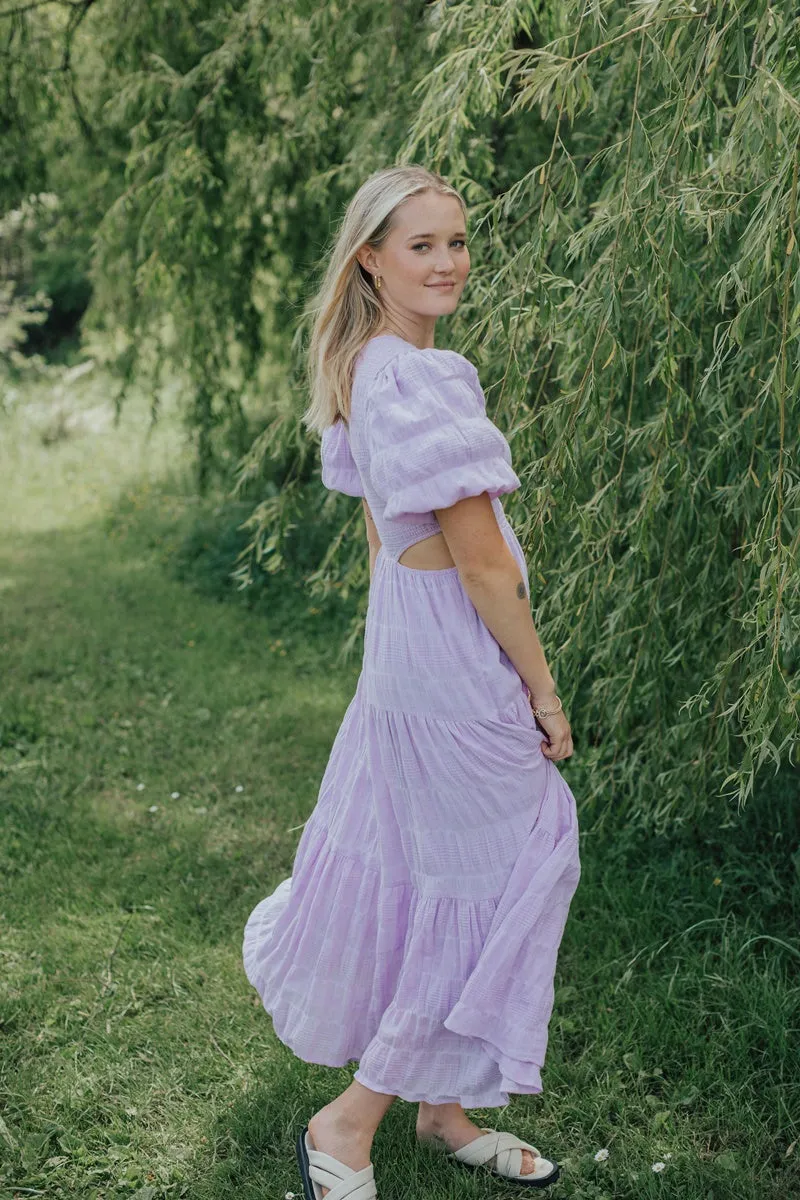 Ivy   Jack - Milano Lilac Maxi Dress