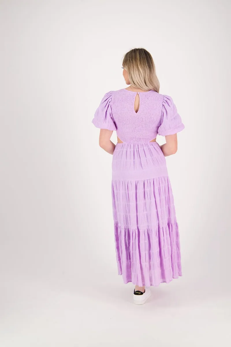Ivy   Jack - Milano Lilac Maxi Dress