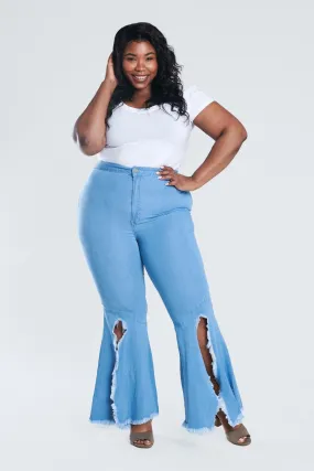Jeans Ft A Sexy Split Fare