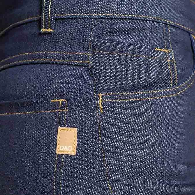 Jeans Oceane bleu confort taille haute coupe flare