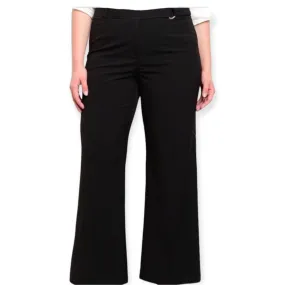 Mid Rise Wide Leg Pants