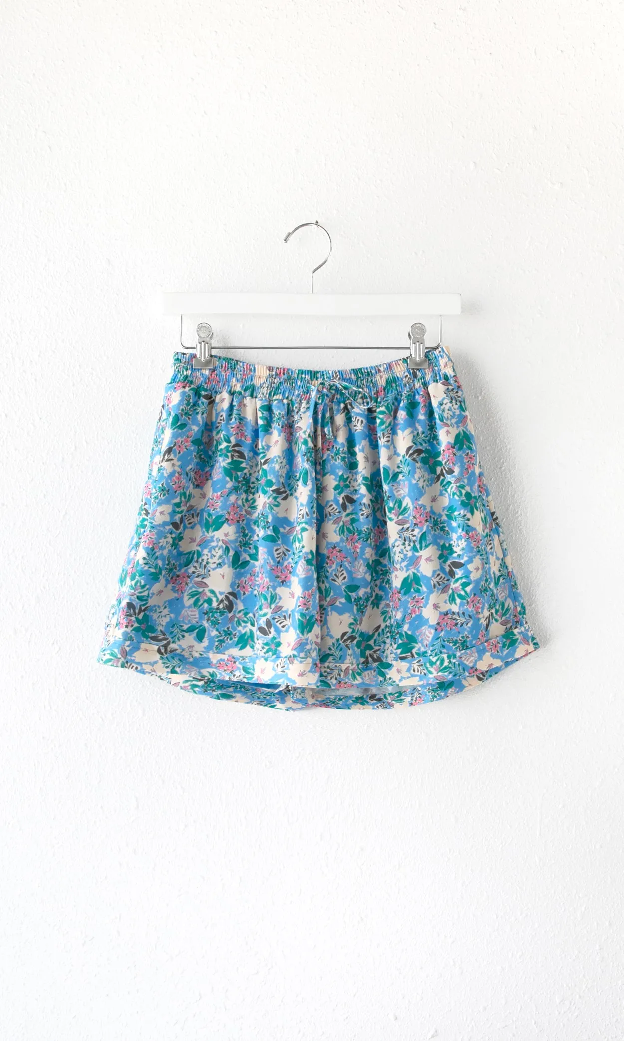 Nellie Drawstring Printed Shorts