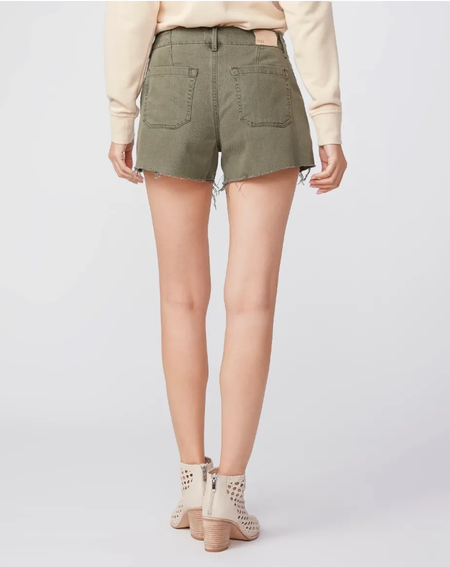 Paige Mayslie Utility Short Vintage Ivy Green