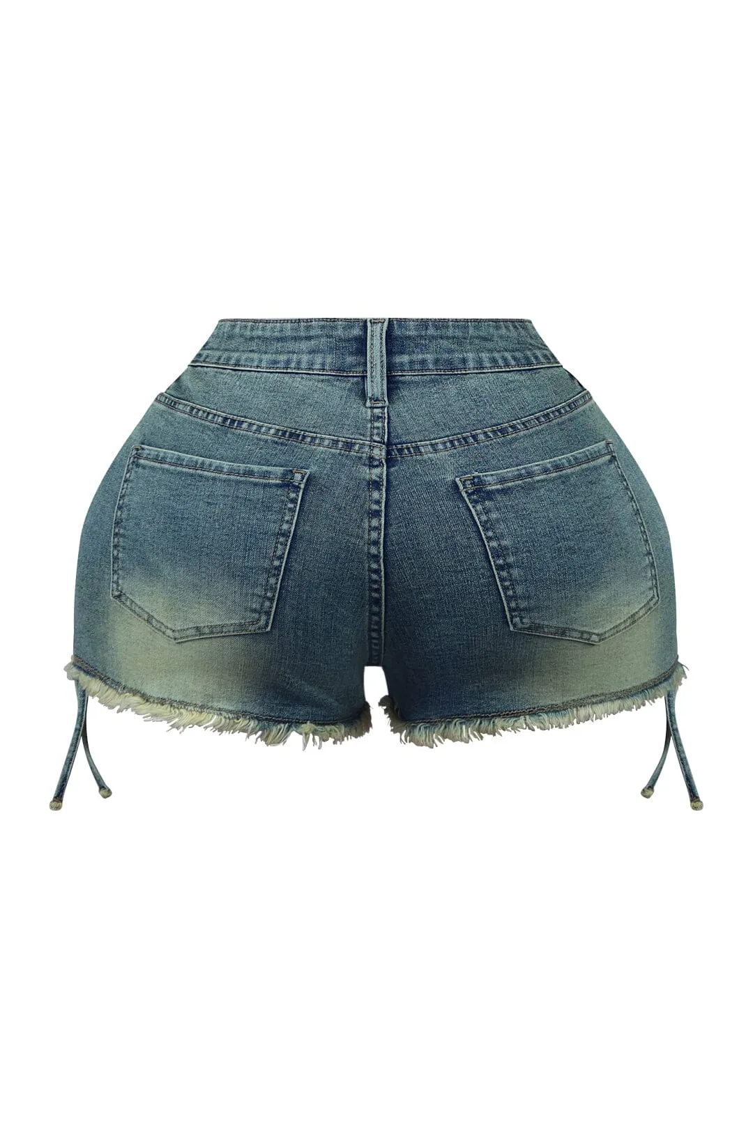Riley Vintage Washed Denim Shorts