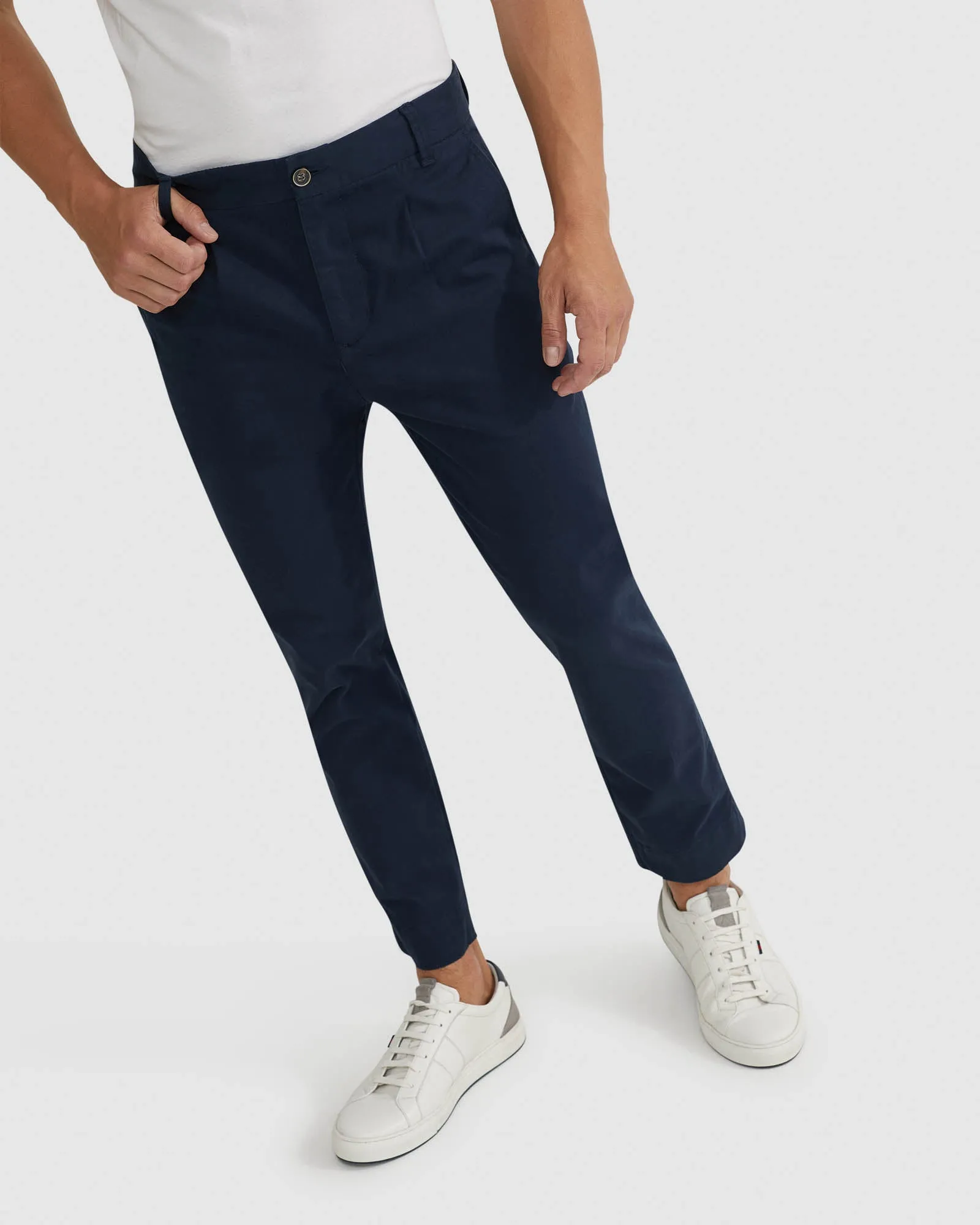 Ryan Folded Cuff Casual Chinos