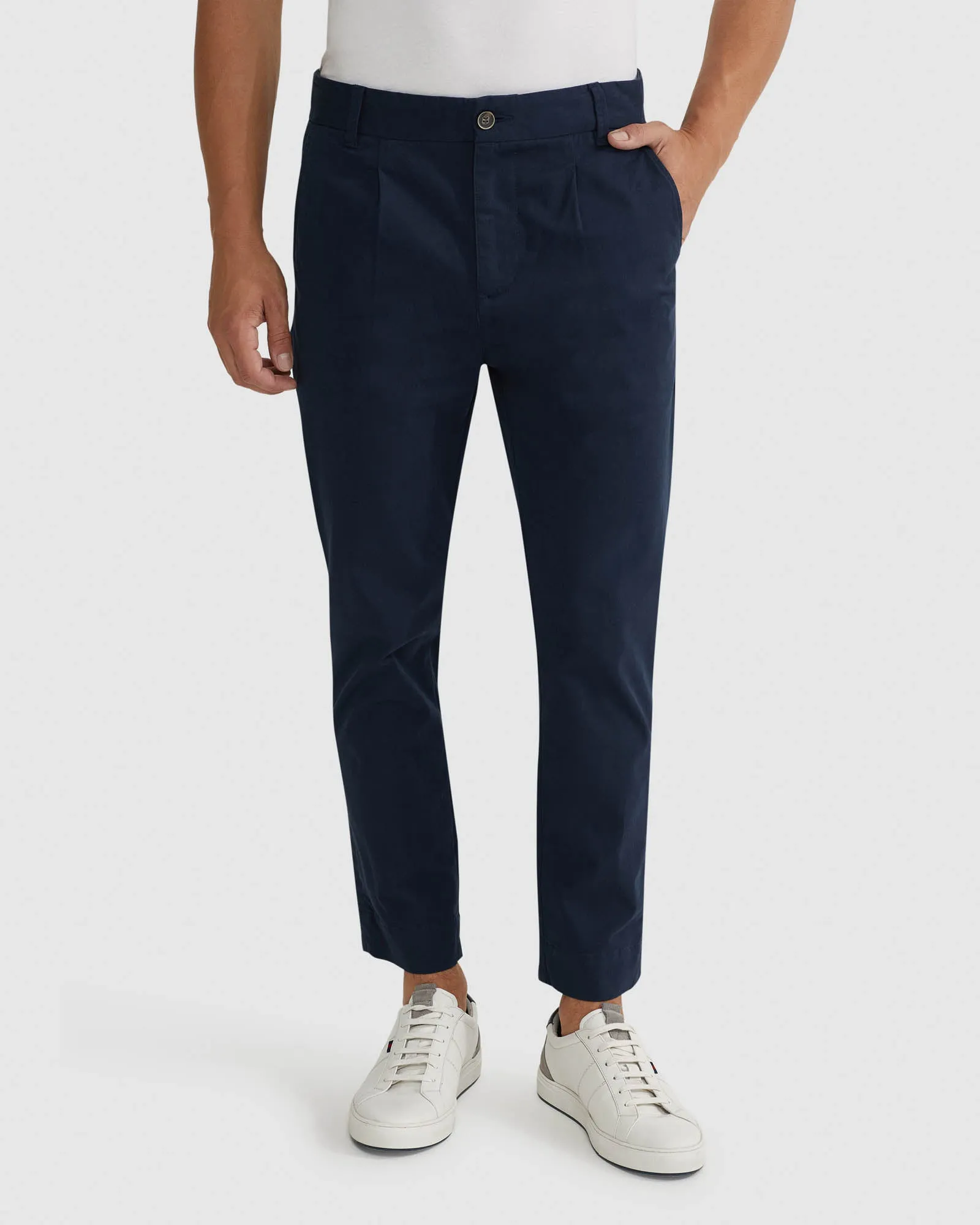 Ryan Folded Cuff Casual Chinos