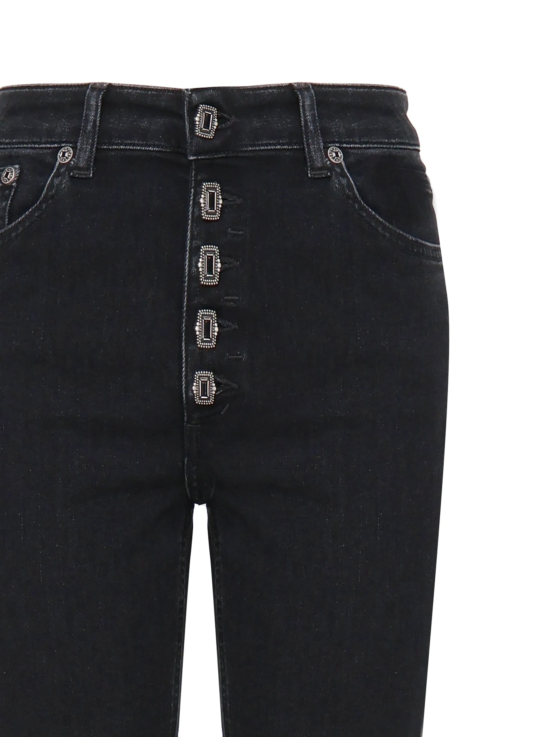 Slim Fit Cotton Blend Trousers