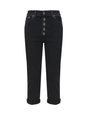 Slim Fit Cotton Blend Trousers
