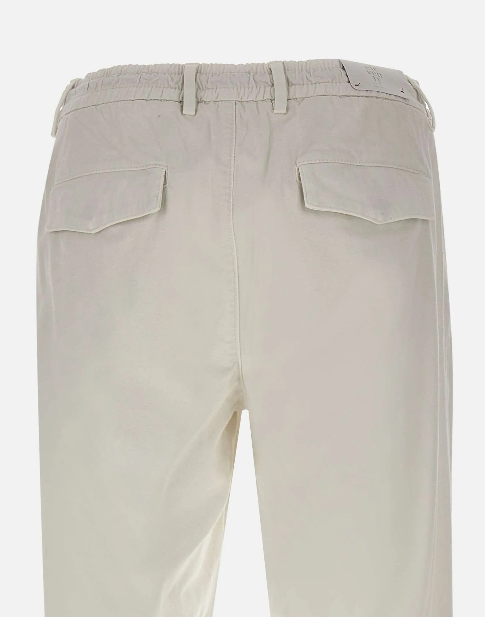 Slim Fit Stretch Cotton Trousers