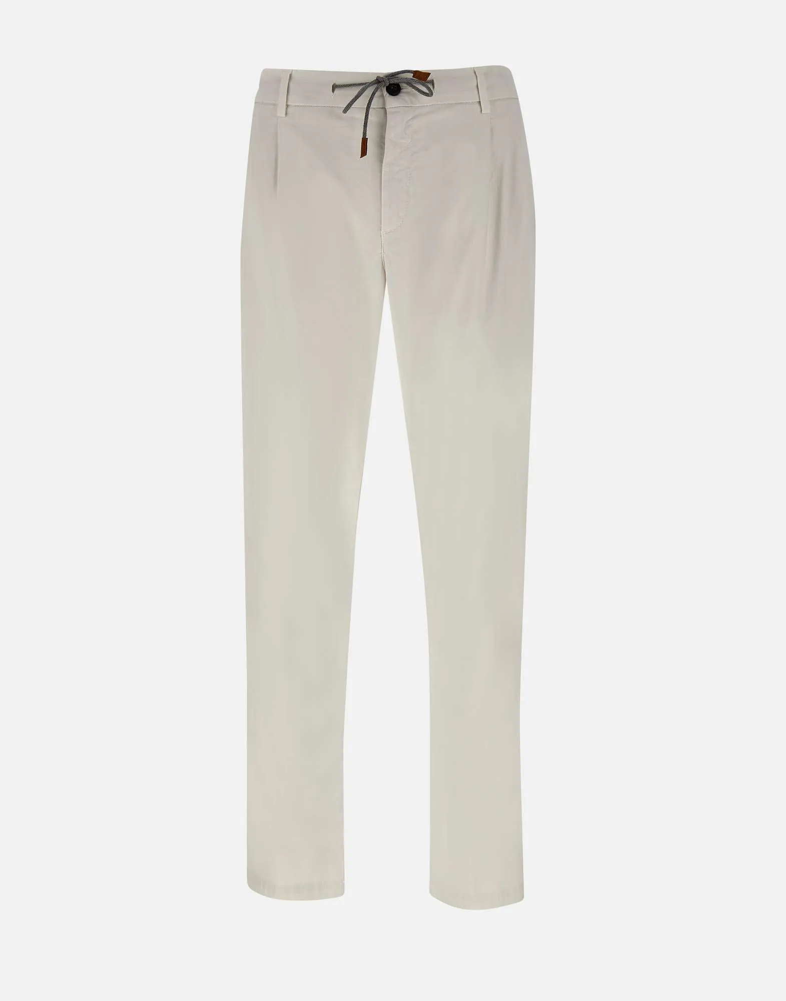 Slim Fit Stretch Cotton Trousers