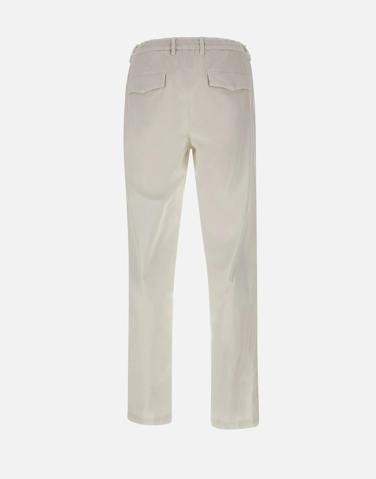 Slim Fit Stretch Cotton Trousers