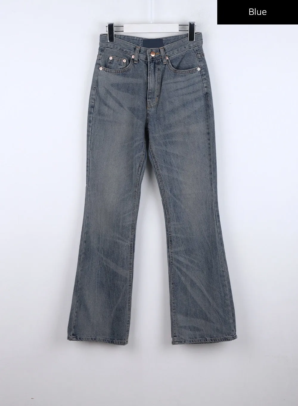 Vintage Washed Bootcut Jeans CO325