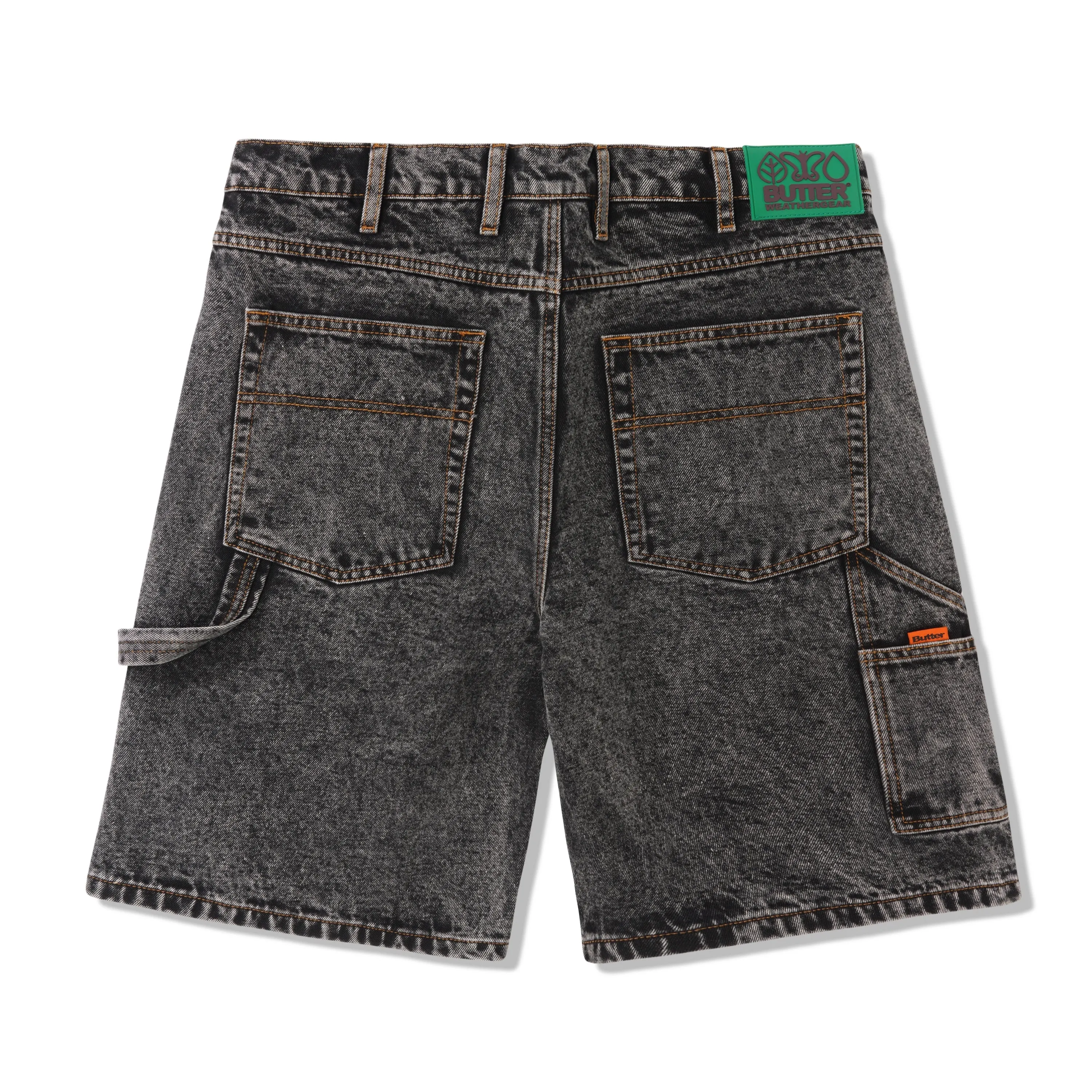 Weathergear Heavy Weight Denim Shorts - Gun Metal